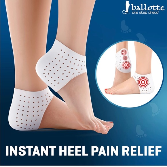 Ballotte, Gel/Silicone Heel Protectors, 4 pieces, Size Small - Picture 7 of 8